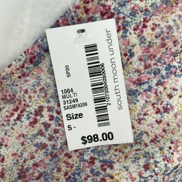 A Love Like You South Moon Under Floral Ruffle Waist Tie Long Sleeve Dress - Picture 5 of 15